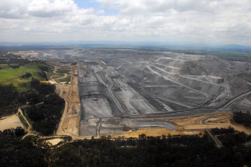 Warkworth mine near Bulga is expected to leave a final void covered 900 hectares. (Photograph supplied).
