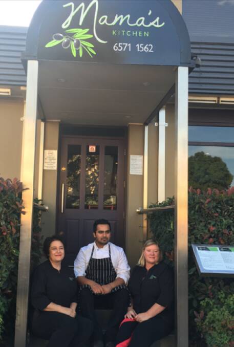 Mams's Kitchen team owners Tracy Burzynski and Christa Robat and Head Chef Sanjeet Pandher.

