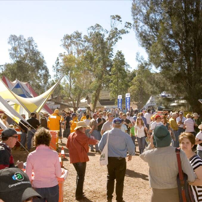 Might need your gumboots and raincoat if you are heading out to Tocal Field Days. Picture supplied