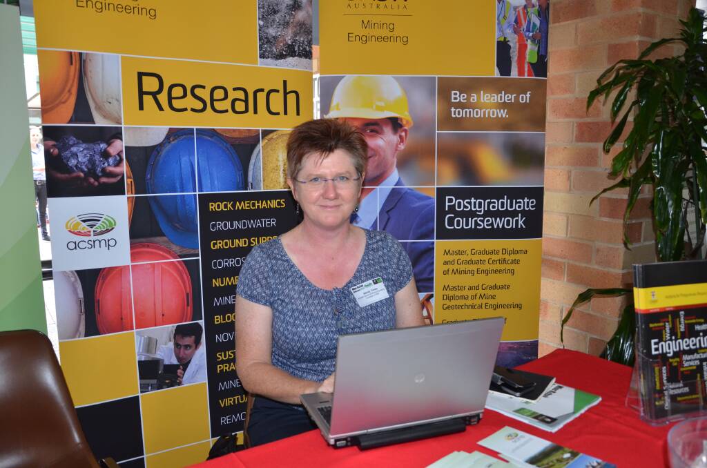 VOID SUCCES: Researcher Wendy Timms from the University of NSW, School of Mining Engineering.