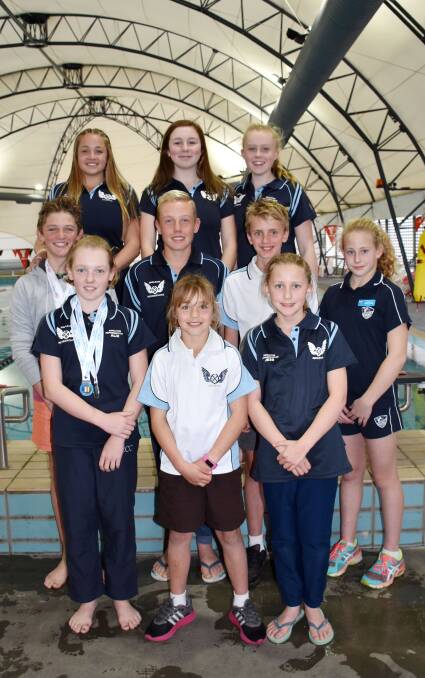 TALENTED: A few members of the Singleton Amateur Swimming Club posed for a photo after their recent State success. Many competitiors achieved personal bests. 