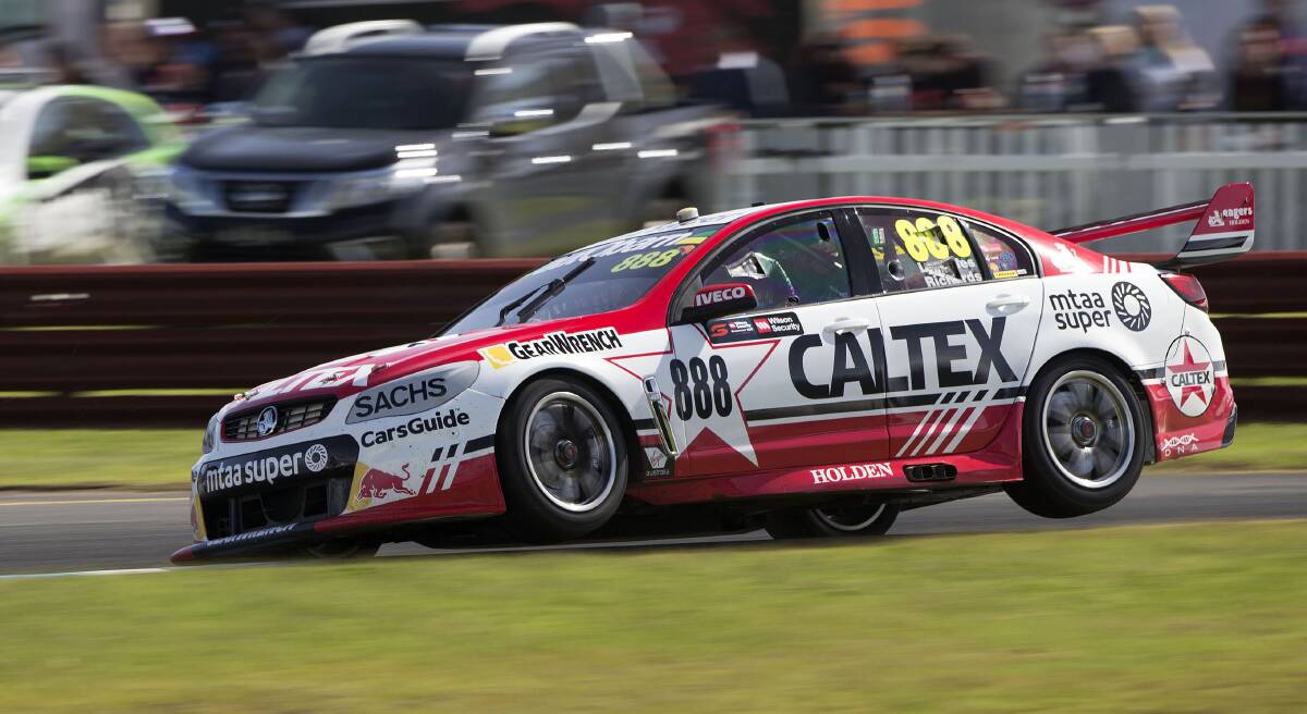 EXPERIENCED DUO: After placing 11th at Sandown, Craig Lowndes and co-driver Steve Richards will aim higher at Bathurst. It will mark Richards' 200th round in the series.