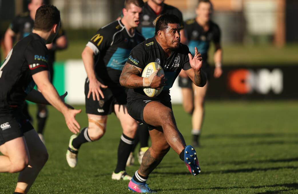 KEY MAN: Maitland breakaway Sapati Peniata is primed for a big performance against his former club The Waratahs at Marcellin Park. Picture: Marina Neil