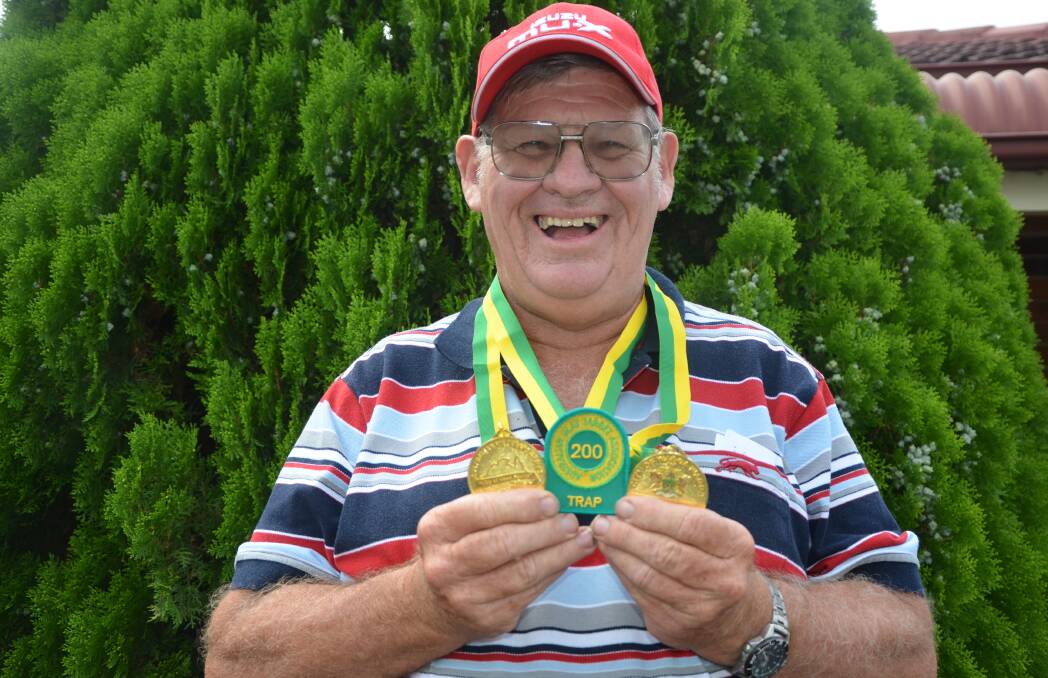 TOP GUN: Singleton trap shooter Bruce Smith successfully defended his crown at the Australia Veteran Games.