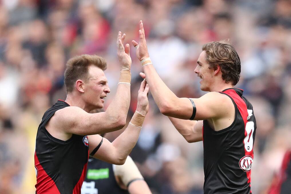 Highlights from the round 23 AFL match between the Essendon Bombers and the Carlton Blues at Melbourne Cricket Ground on August 27 in Melbourne. Photos: Scott Barbour/Getty Images