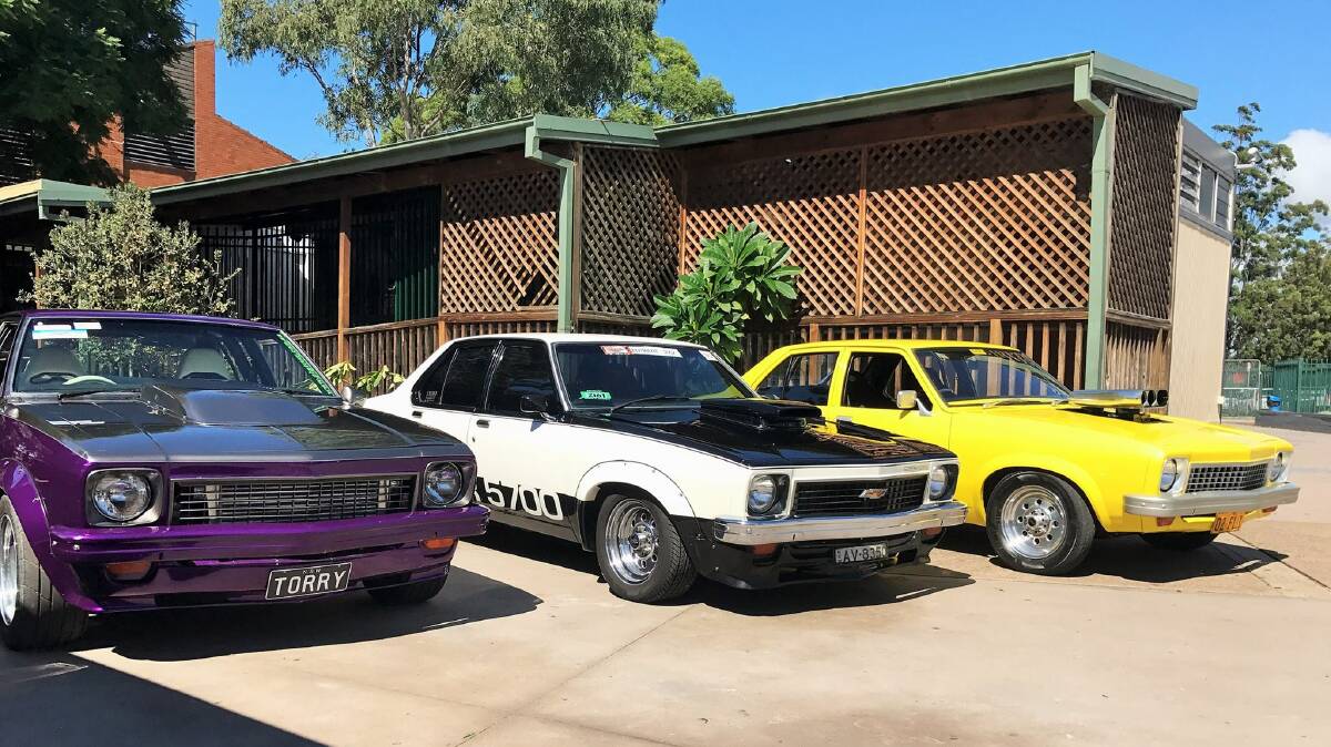 DISPLAYS: Auto Festival will be held at the High School this Sunday. Photo: Singleton High School. 
