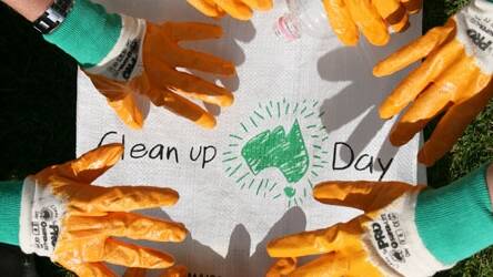 Photo credited to Clean Up Australia Day website. 