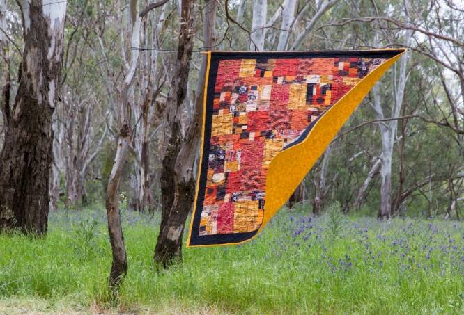 CASP: Gwen Lee (1930), Colours of Australia – Sudakie, 2001-13. Part of The Cad Factory’s On Common Ground Festival 2015. Image courtesy of regionalartsnsw.com.au
