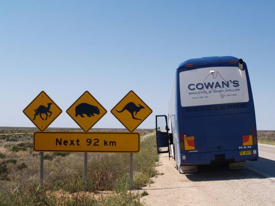 OUTBACK: Touring just about every corner of the continent, Cowan's Coach Tours offer a great way to see Australia.