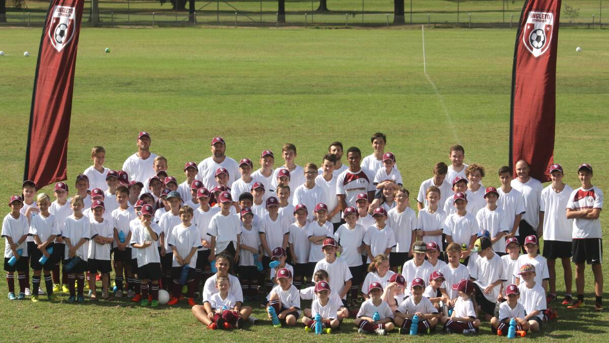 SUCCESS:  A massive 76 kids attended the annual clinic.