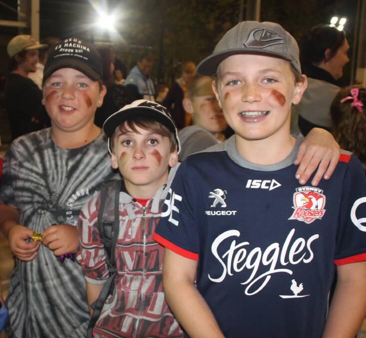 HANGING OUT: There was plenty for the young lads to do during the annual cracker night last Friday.
