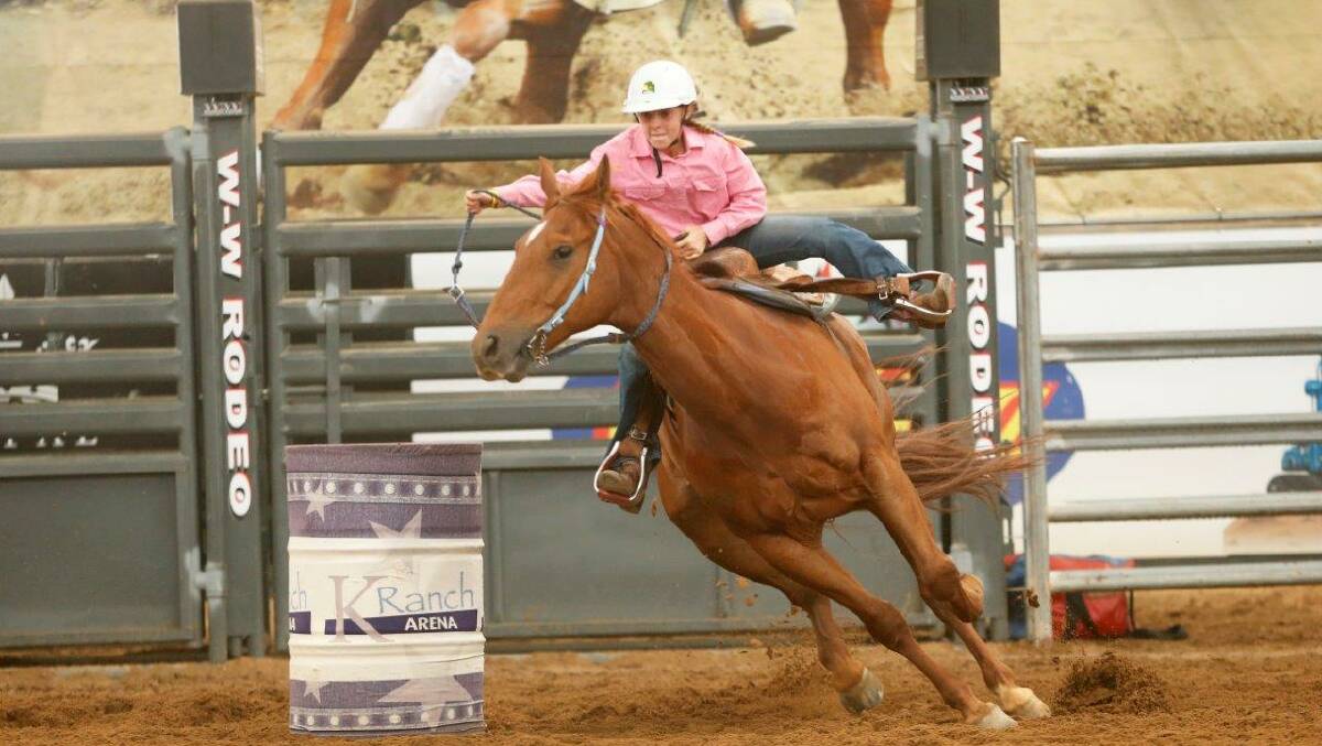 Bobbi when she placed second at K-Ranch.