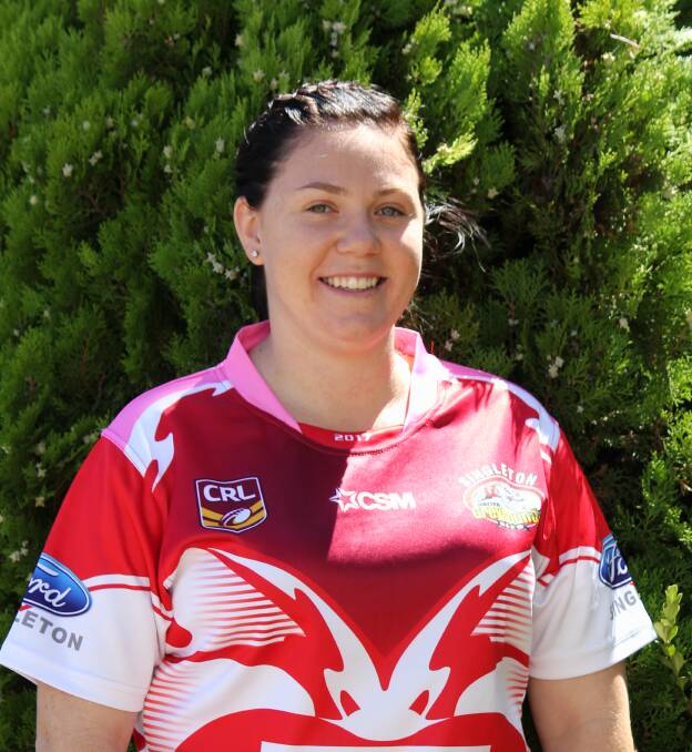 HOME GAMES:  Round 4 of the women's 9's competition will kick off at 6.20pm in Singleton at Pirtek Park. Pictured: Phoebe Desmond.