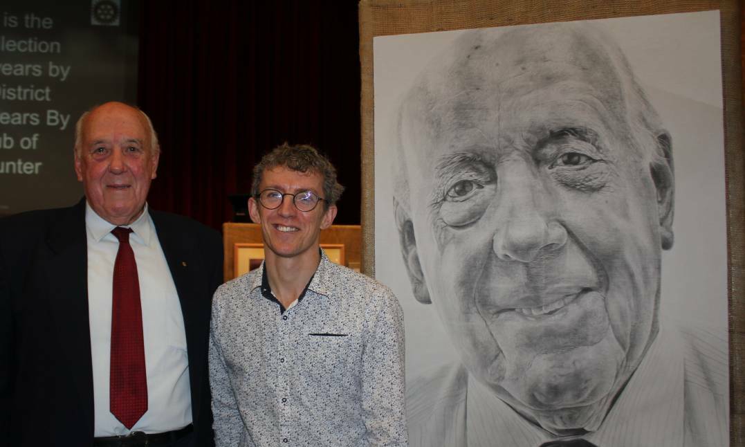 Former mayor John Martin was the subject of local artist Mitchell O’Mahoney's "Highly Commended" entry in 2016. 