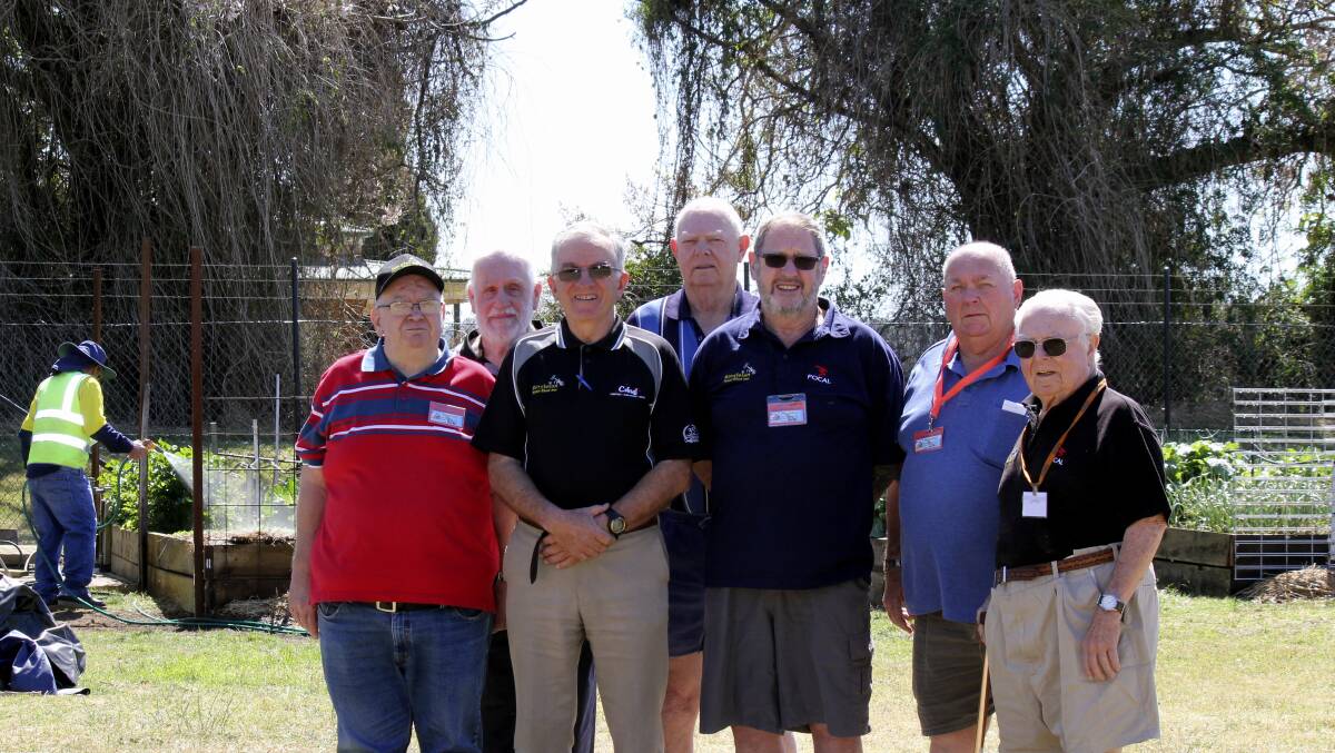 MEN'S SHED WEEK:  2017 Singleton Men's Shed committee, Bruce Griffiths, David Gray, Phillip Boyce, Brian Leighton, Paul Meynell, Colin Cox and Bob Moore.
