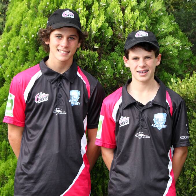 TWO IN A ROW: Beau Parnell and Tom Druery enjoyed the challenge of taking part in U14 State Challenge in Dubbo.