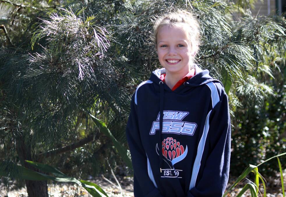 GOALS: Elise says she now has her sights on the national championships which will mean she will have to run 3km.