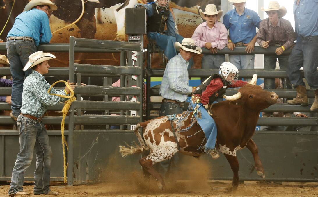 FEARLESS: The future look bright for the talented 8-year-old bull rider and barrel racer.