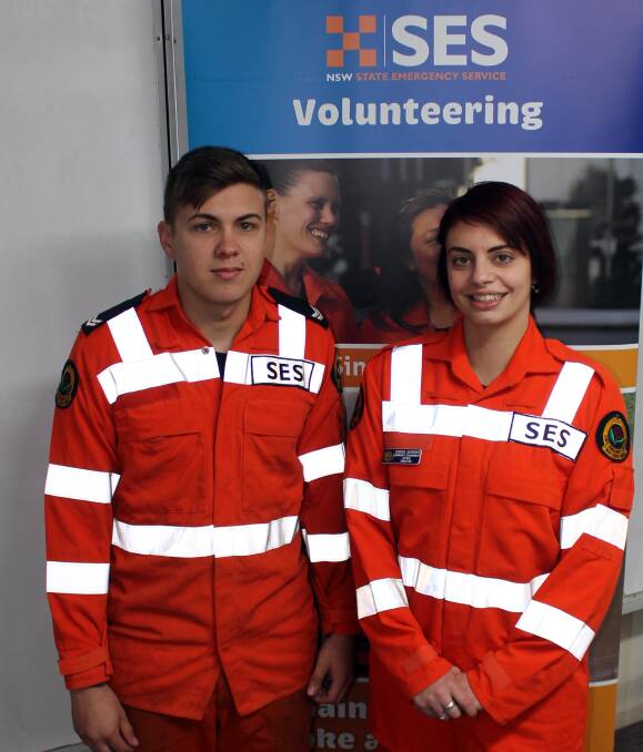 AGE NO BARRIER:  Chris Duncan and Simone Burrows say everyone works together as a team at the SES with younger members encouraged to take on new training challenges to gain skills.