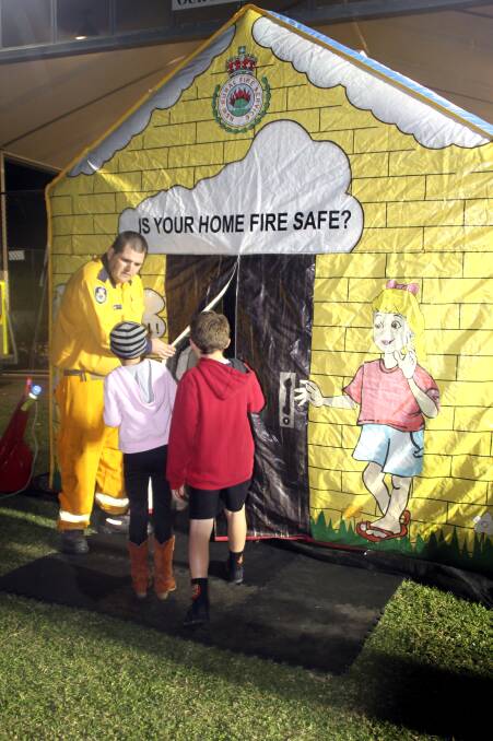 VOLUNTEERS:  From the SES to RFS our emergency services were on hand to educate local residents.