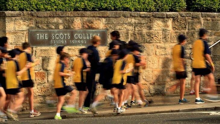 Scots College in Bellevue Hill is expanding its footprint into south Sydney. Photo: Simone De Peak 