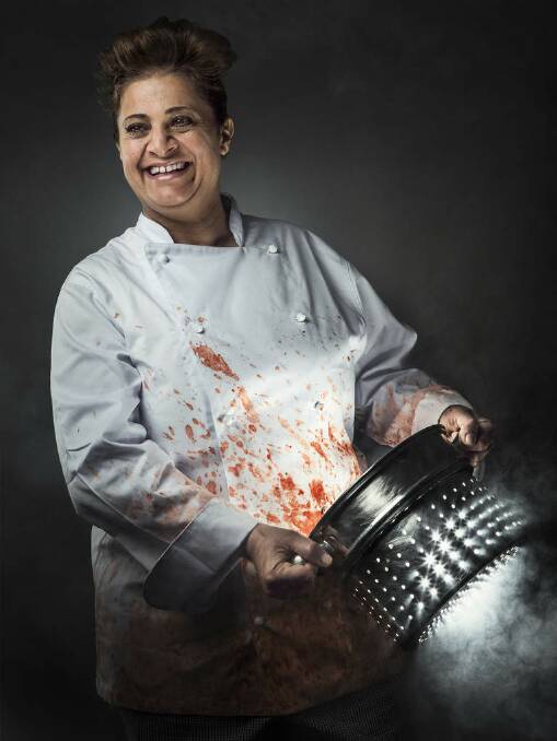 FINALIST: "My photo of chef Sonia Narcisi of Giovanni's Dee Why aims to express the states of delight and the toil in a chef's work. Working the kitchen of Giovanni's by herself, Sonia always radiates a sense of joy about what she is doing and this reflects in her food. Her menu is a mix of traditional Italian dishes, so my adaptation of a colander as a part of my lighting was to highlight the significance of pasta in our enduring relationship with Italian cuisine." Photo: Barton Taylor