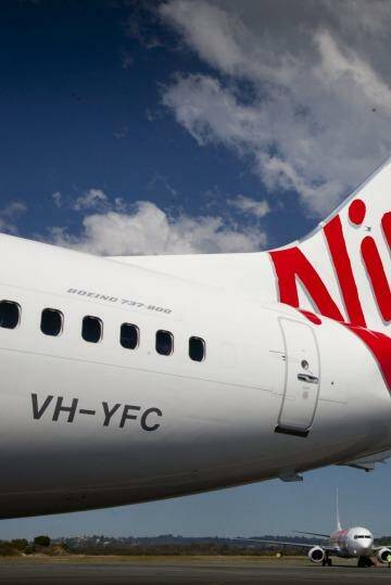 Virgin Australia Photo: Glenn Hunt