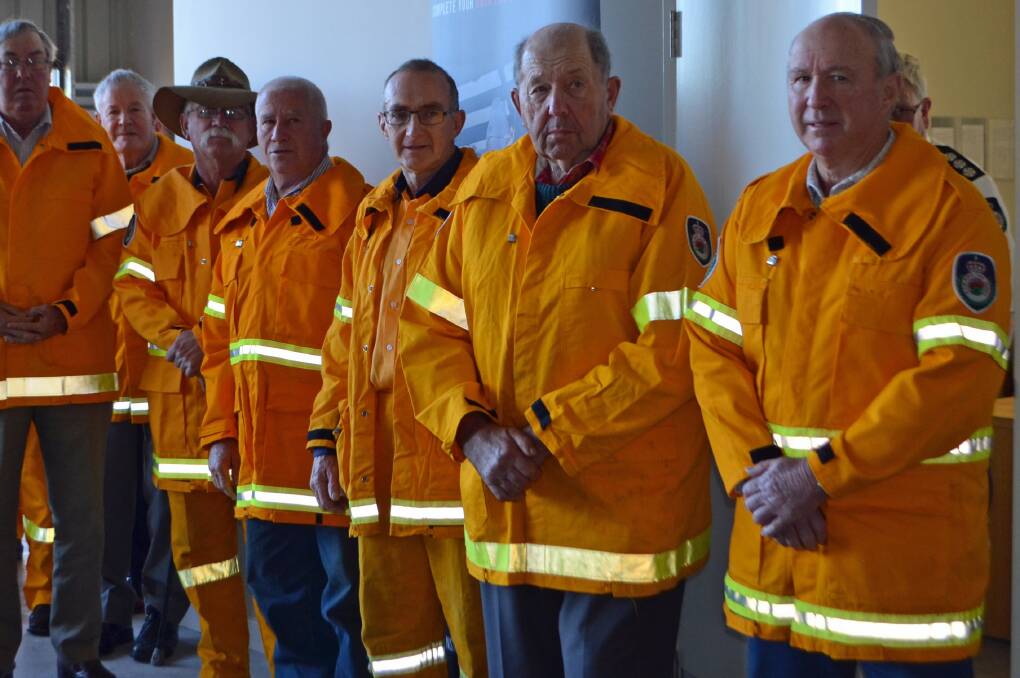 The bravery and dedication of Rural Fire Service RFS brigade volunteers were recognised.
