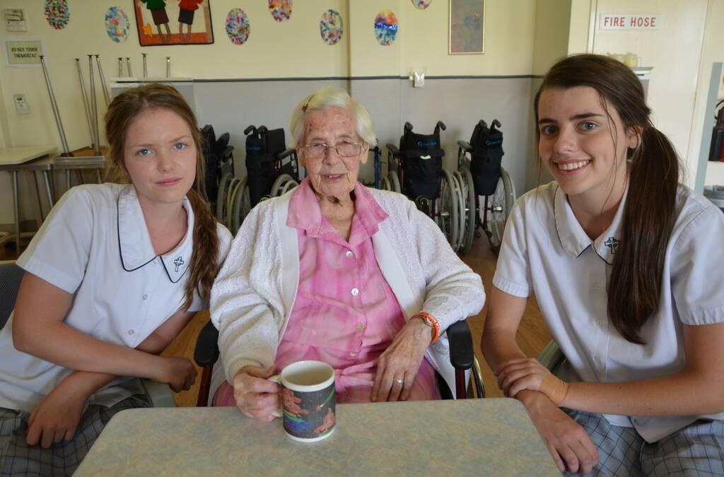 Generations share knowledge with St Cath's students
