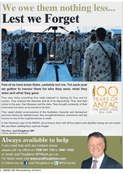 Anzac Day - Remembering 100 Years