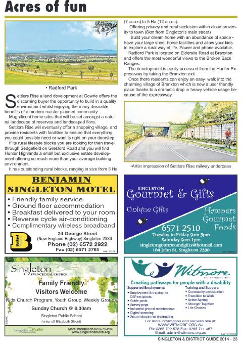Singleton & District Guide 2014