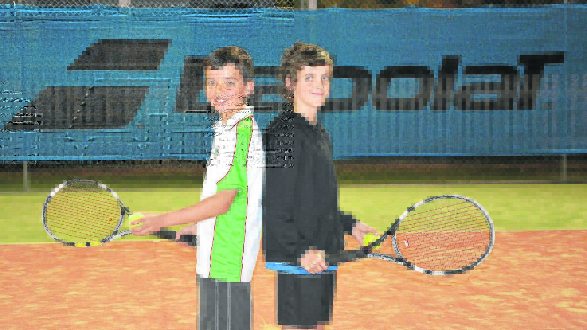 CHAMPION DUO: Ethan Van Zyl (left) and James Girdler compete in the champions of Champions tournament this weekend. 