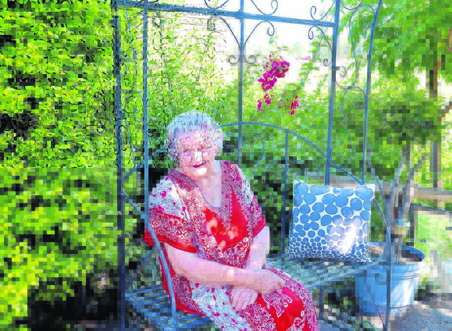 PAST WINNER: Ms Bobbie Stacey, the 2015 Singleton Tidy Town Garden Competition winner. 