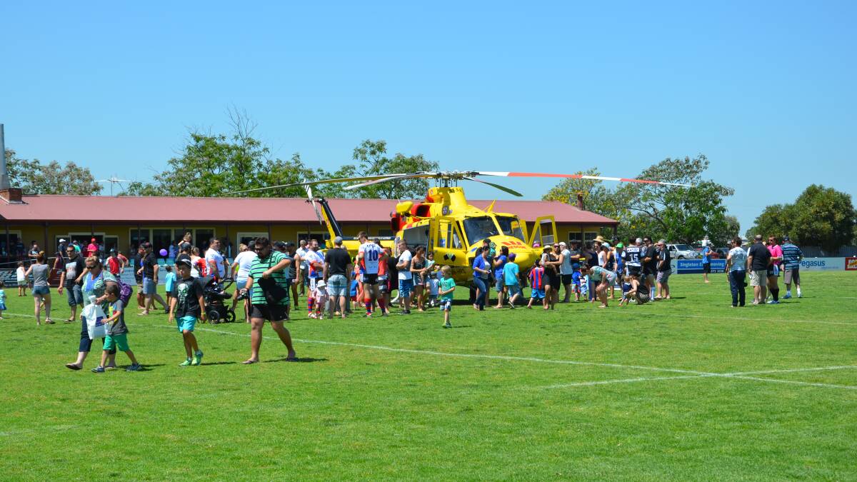 Westpac Rescue Helicopter proved a big hit.
