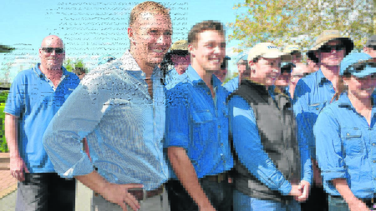 Minister for Planning Rob Stokes at Darley stud in April. 