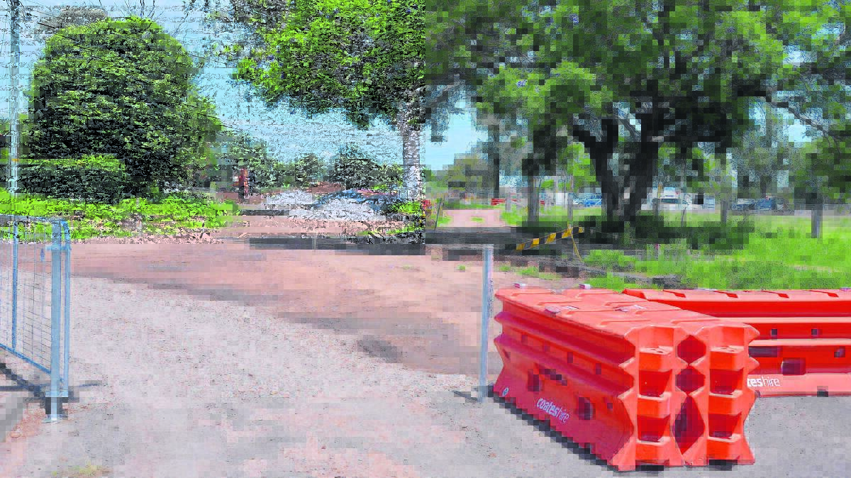 Road work at Dunolly is disrupting the area's only business Singleton Radiators.