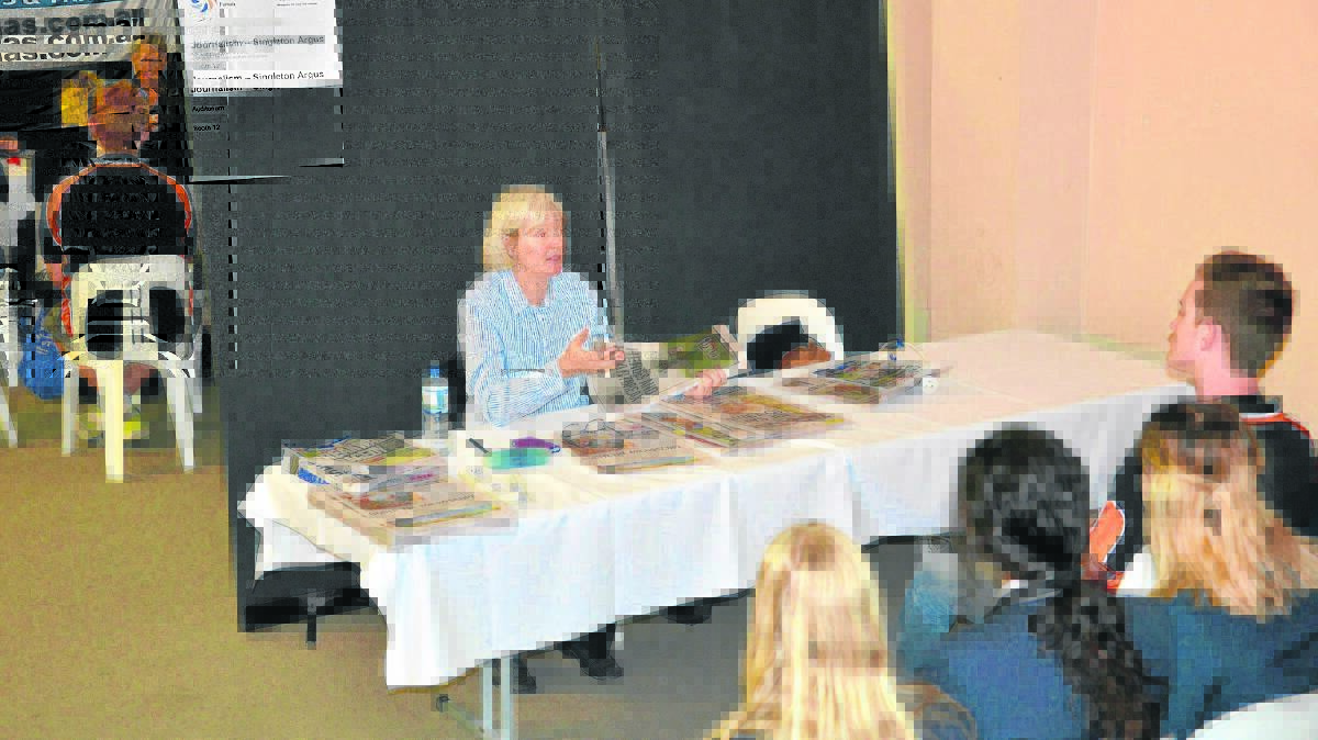 READ ABOUT IT: The Singleton Argus senior journalist Louise Nichols offers some media advice last Friday.