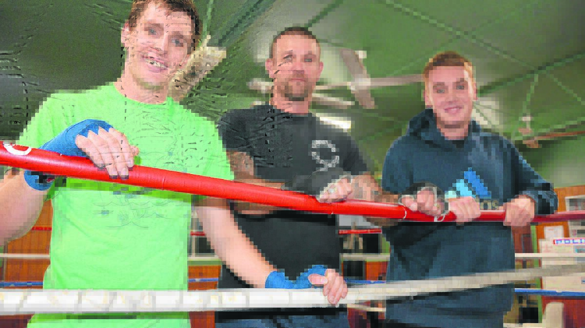 PACKING A PUNCH: Singleton PCYC boxers Blake Tanner, Steven Crew and Chris Duffie will step into the ring this weekend. 