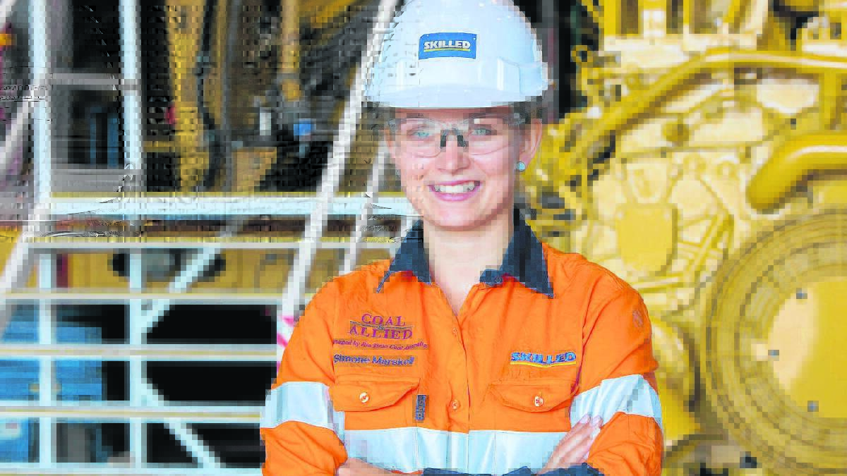 TOP HONOUR: Coal & Allied employee Simone Marskell has been recognised as the most outstanding apprentice in Australia.
