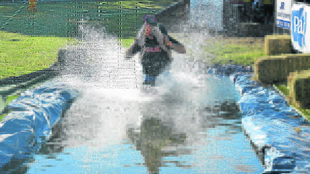MAKING A SPLASH: Glen Austin and Louise Brock at last year’s event.