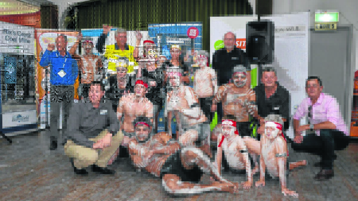 ENTERTAINING: An Aboriginal dance troupe from Singleton High School was a big hit with the crowd, and organisers, on the opening night of the Hunter Coal Festival at the Singleton Golf Club.