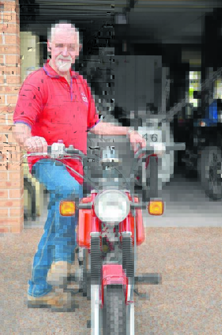 FEEL-GOOD EVENT: Singleton’s Ron Thomson will tackle the inaugural Variety Postie Bike Dash next month.