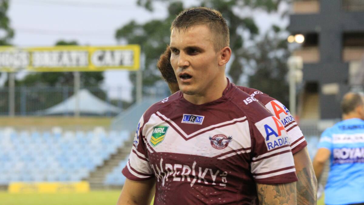 Tyson Andrews pictured playing for Manly