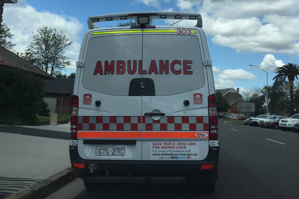 ACCIDENT: File shot of an ambulance outside Muswellbrook's ambulance station in Market Street.