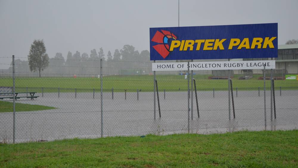 DELUGE:  Singleton copped its fair share of the storm on Tuesday.