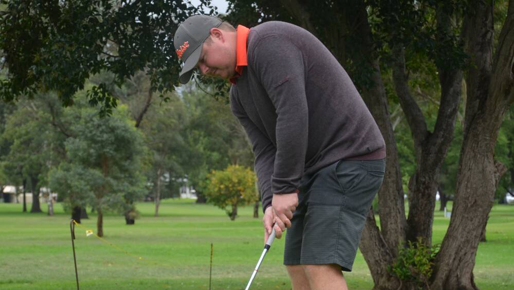 CONCENTRATION: The annual President's Cup continues at the Singleton Golf Club on Saturday.