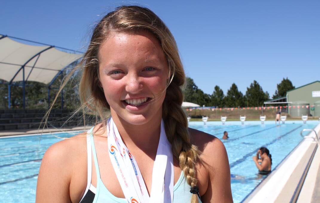 Talented swimmer with a head for the books, Jade Moody.