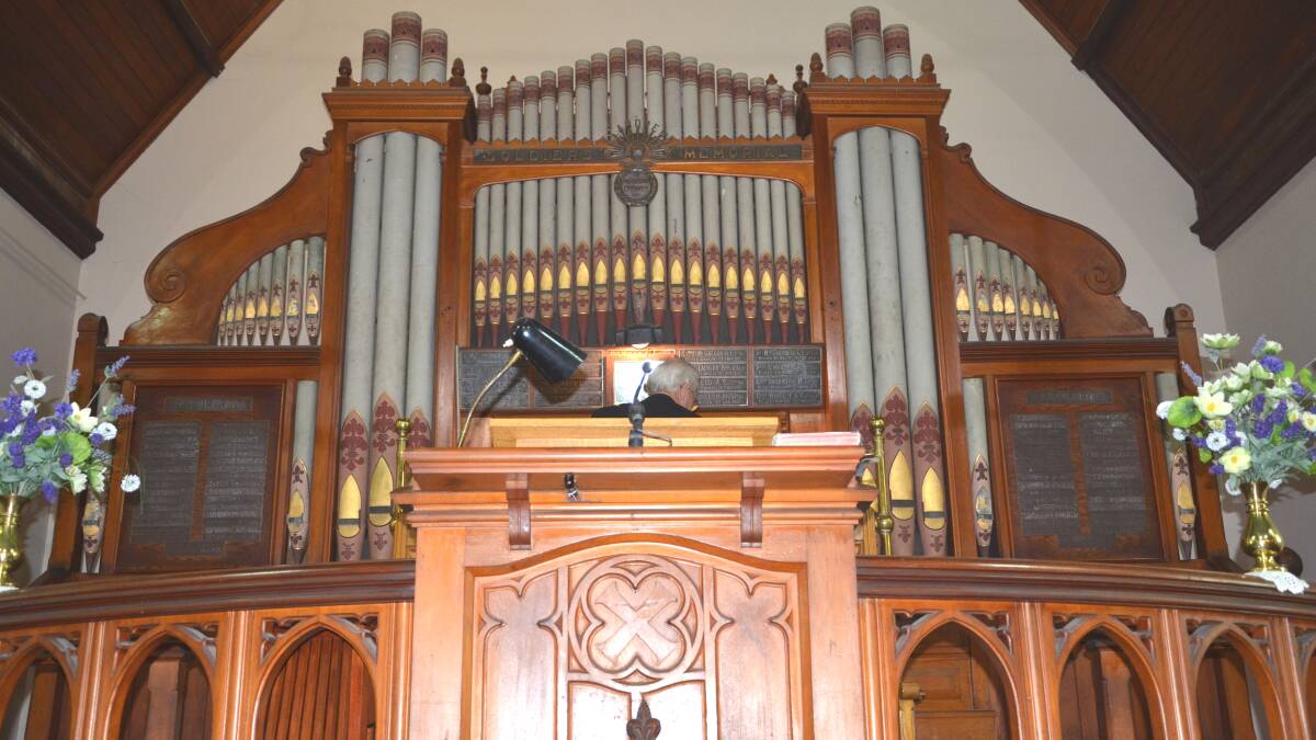 The magnificent pipe organ