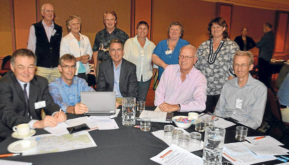 IMPORTANT TALKS:  Singleton Shire Healthy Environment Group was well represented at the air quality forum in Newcastle this week.  Pictured are (back left to right) Dr John Drinan, Wendy Bowman, Neville Hogkinson, Di Gee, Lyn MacBain, Deidre Olofsson, (front) Dr Guy Marks, Dr Craig Dalton and world experts Professor C Arden Pope, Professor Ross Anderson and Professor Bert Brunkreef.