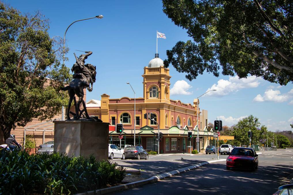 MINING TOWN: The Campbell's Corner building in the centre of Muswellbrook. 